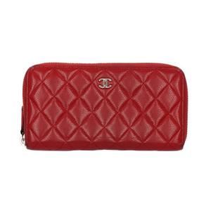 Chanel Matelasse Round Wallet Bag Black